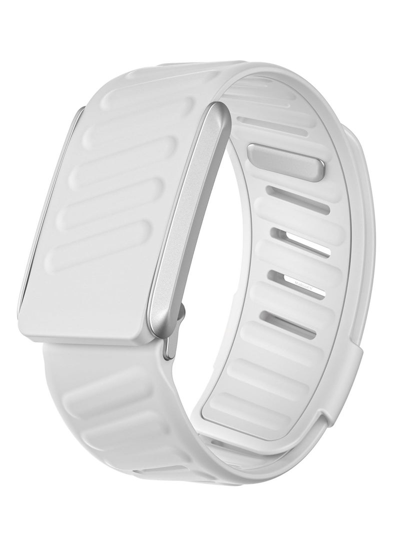 MARGOUN Sports Strap Compatible with Whoop 4.0 Soft and Breathable Silicone Strap Adjustable Replacement Wristbands for Whoop 4.0 Band - White white  - Image 3