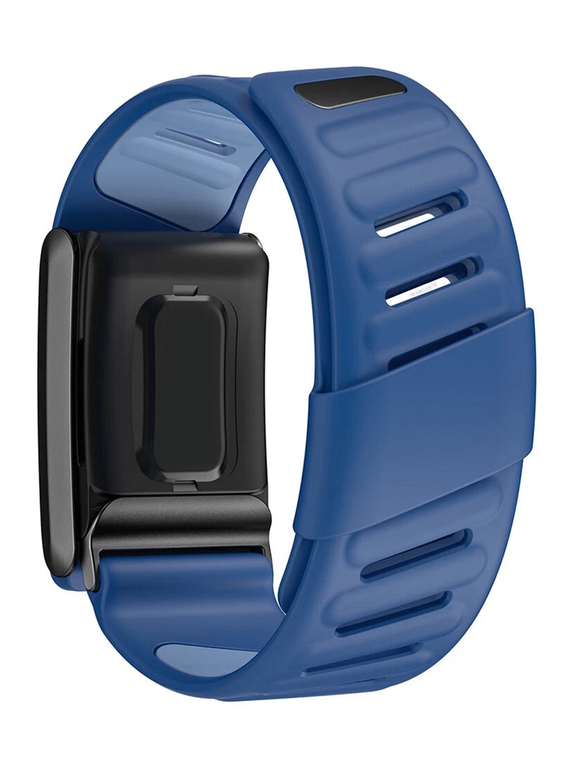 MARGOUN Sports Strap Compatible with Whoop 4.0 Soft and Breathable Silicone Strap Adjustable Replacement Wristbands for Whoop 4.0 Band -Blue blue - Image 2
