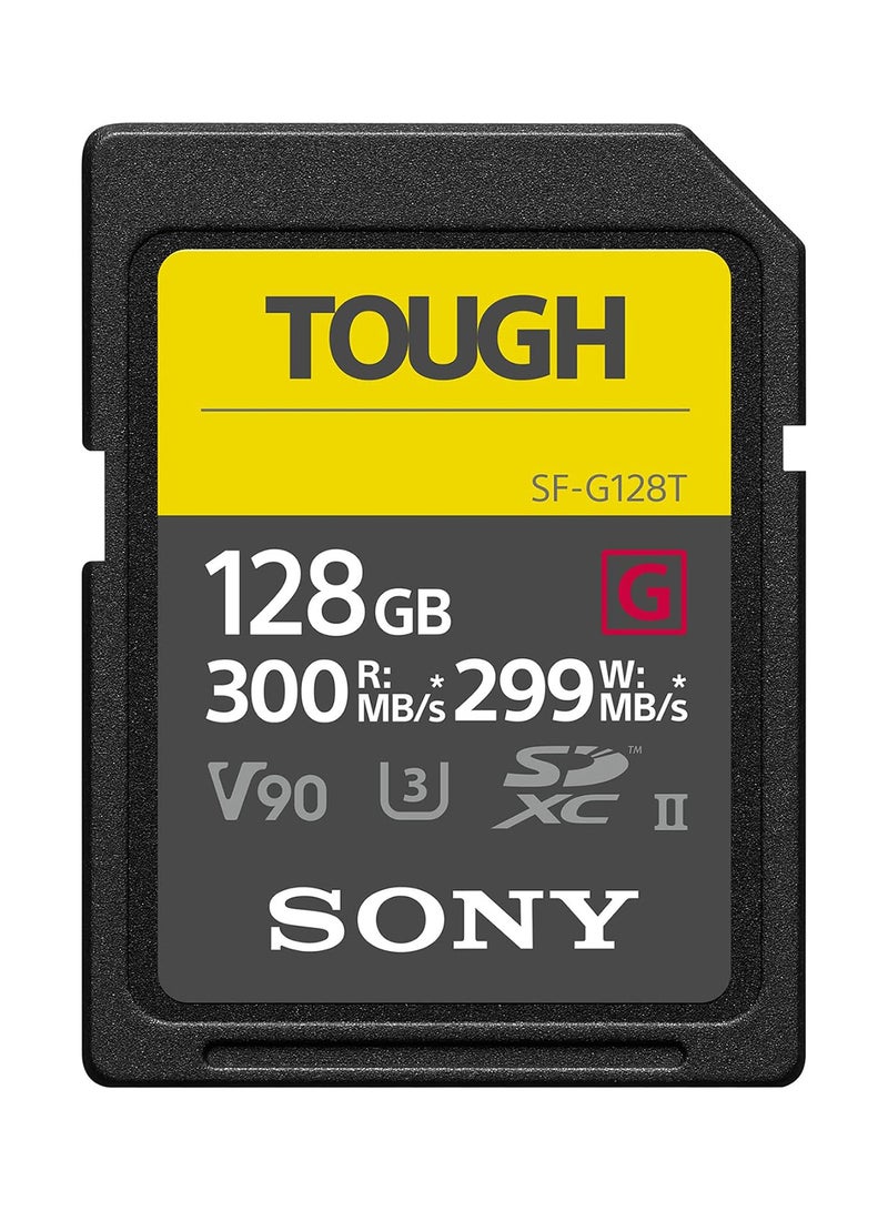 سوني SF-G128T/T1 128GB UHS-II Tough G Series SDXC Memory Card 128 GB - Image 1
