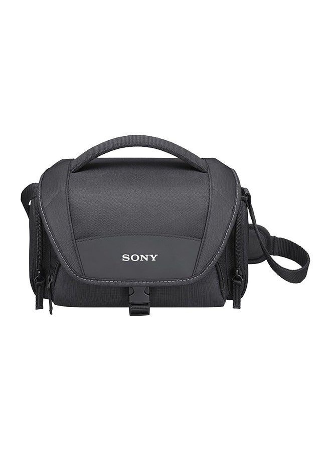 Sony LCS-U21 Protective Soft Carrying Case for Mirrorless & Compact Cameras – Padded, Lightweight, with Adjustable Dividers and Shoulder Strap - Image 1