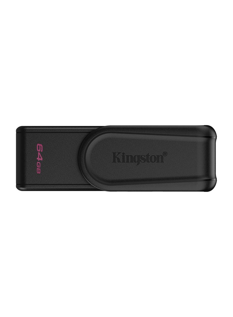 Kingston DataTraveler Exodia S USB Stick - 64GB - USB 3.2 Gen 1 - USB Type A - Black/Black - DTXS/64GB 64 GB - Image 1