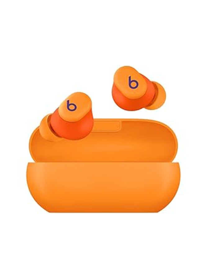 beats Solo Buds – True Wireless Earbuds | 18 Hours of Battery Life | Class 1 Bluetooth Headphones | Apple & Android Compatibility | Built-in Microphone Burnt Orange  - Image 1