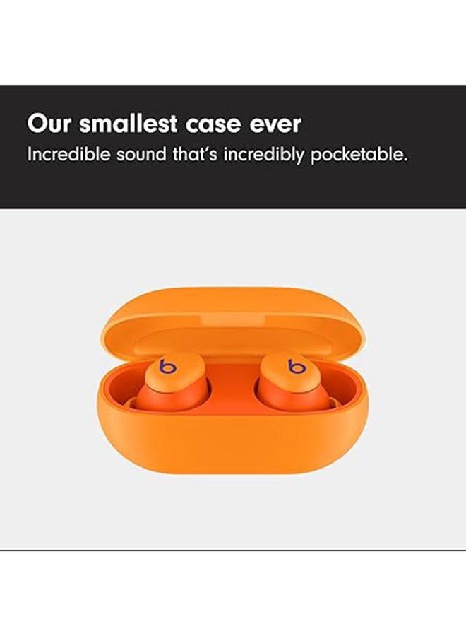 beats Solo Buds – True Wireless Earbuds | 18 Hours of Battery Life | Class 1 Bluetooth Headphones | Apple & Android Compatibility | Built-in Microphone Burnt Orange  - Image 2