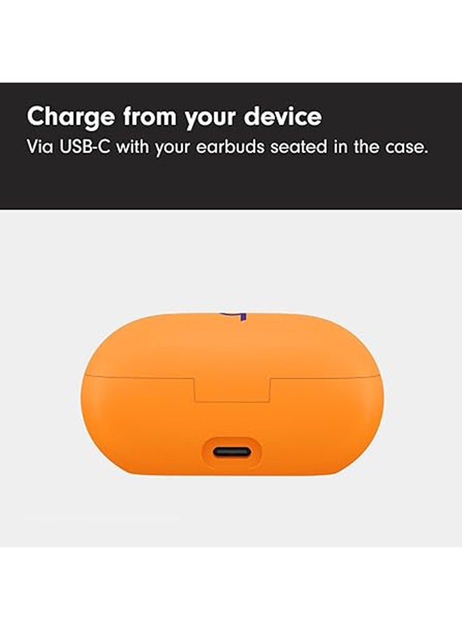beats Solo Buds – True Wireless Earbuds | 18 Hours of Battery Life | Class 1 Bluetooth Headphones | Apple & Android Compatibility | Built-in Microphone Burnt Orange  - Image 3