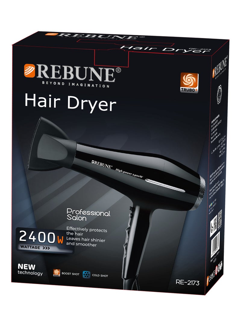 ريبون Professional Hair Dryer 2400W black - Image 2