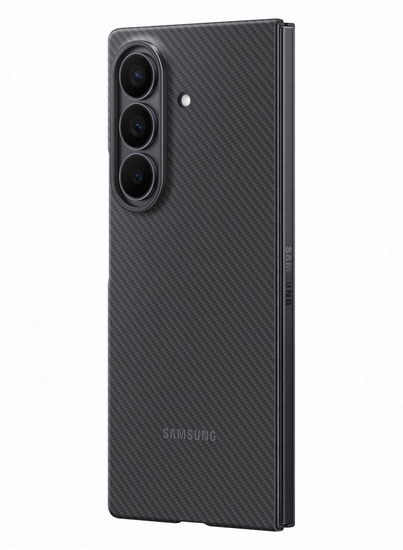 Samsung Galaxy Z Fold7 Carbon Shield Case - Black  - Image 5