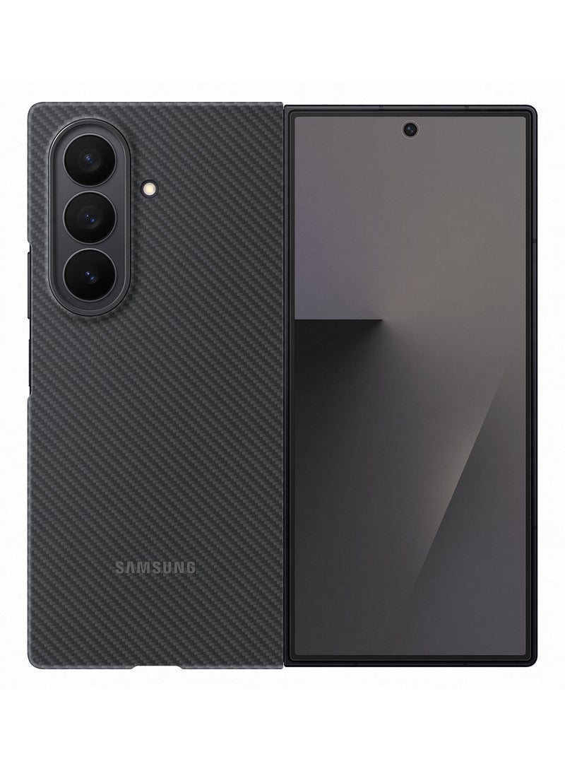 Samsung Galaxy Z Fold7 Carbon Shield Case - Black  - Image 3