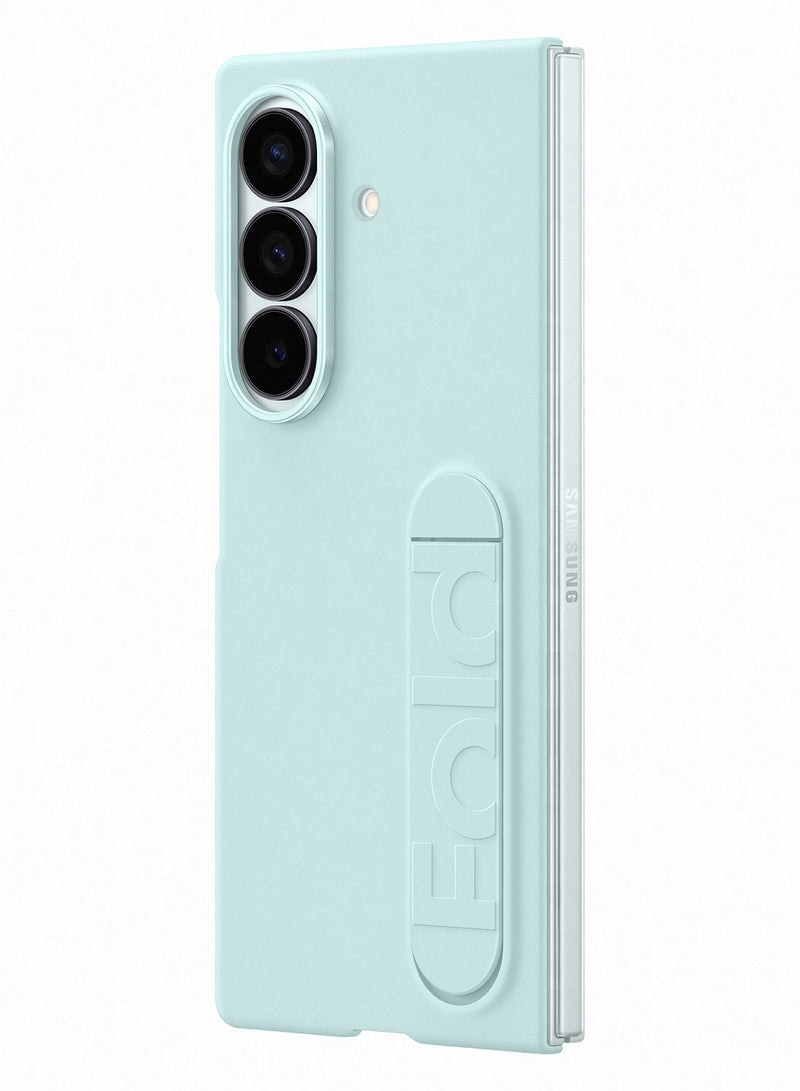 Samsung Galaxy Z Fold7 Silicone Case - Light Cyan - Image 4