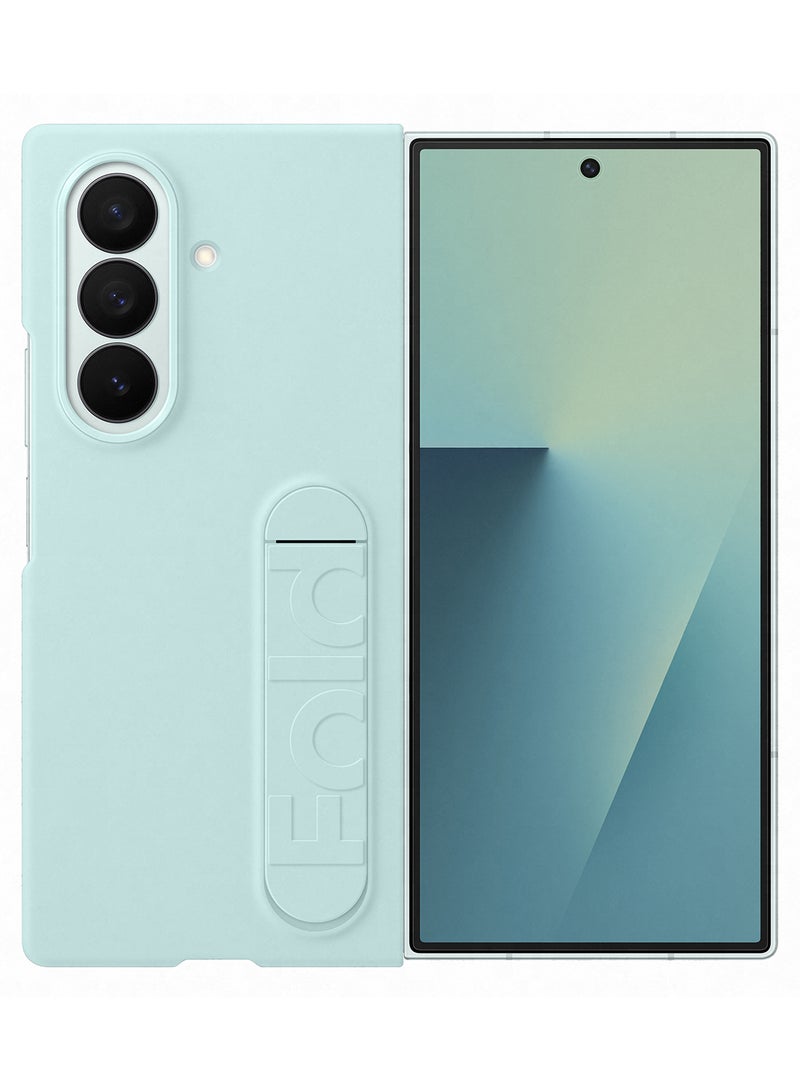 Samsung Galaxy Z Fold7 Silicone Case - Light Cyan - Image 2
