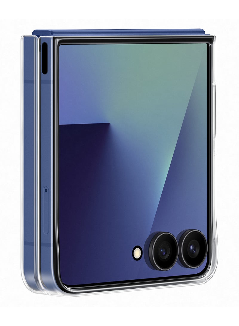 Samsung Galaxy Z Flip7 Clear Case - Transparent - Image 4