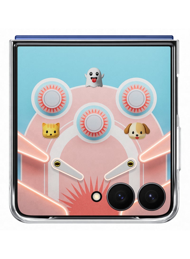 سامسونج Galaxy Z Flip7 Flipsuit Case - Transparent - Image 2