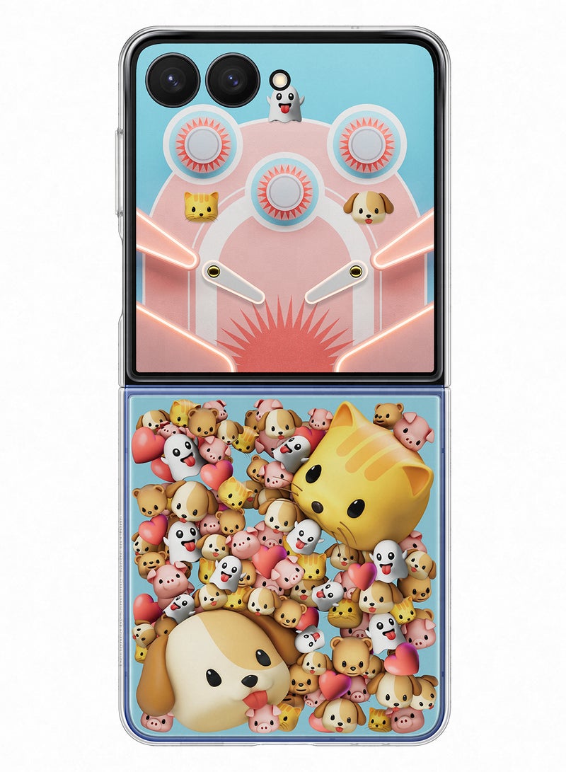 سامسونج Galaxy Z Flip7 Flipsuit Case - Transparent - Image 4