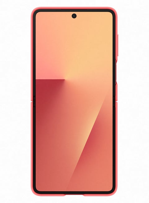 Galaxy Z Flip7 Silicone Ring Case - Red
