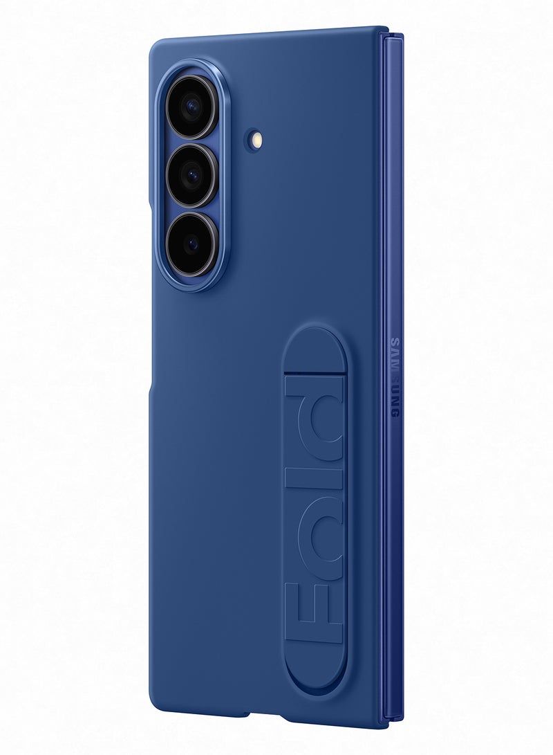 Samsung Galaxy Z Fold7 Silicone Grip Case - Blue - Image 4