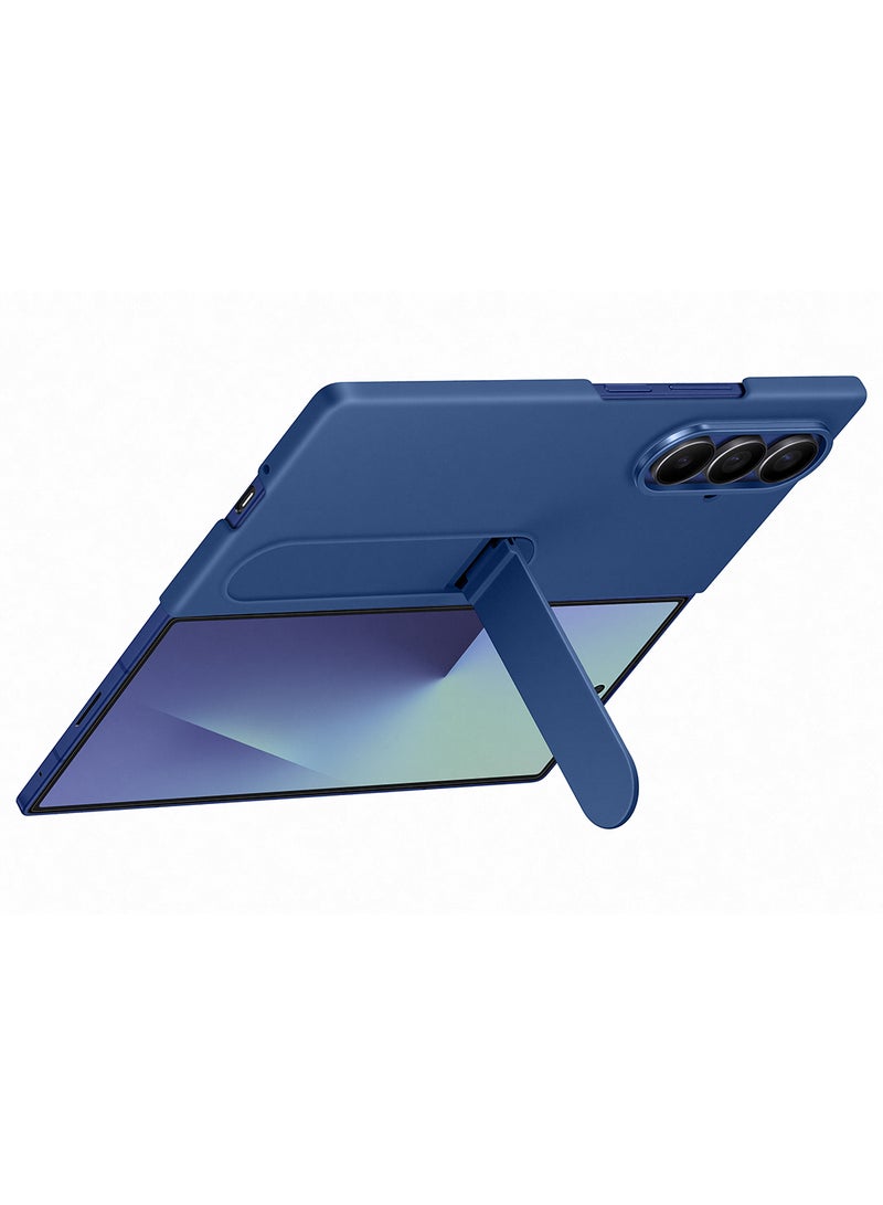 Samsung Galaxy Z Fold7 Silicone Grip Case - Blue - Image 5