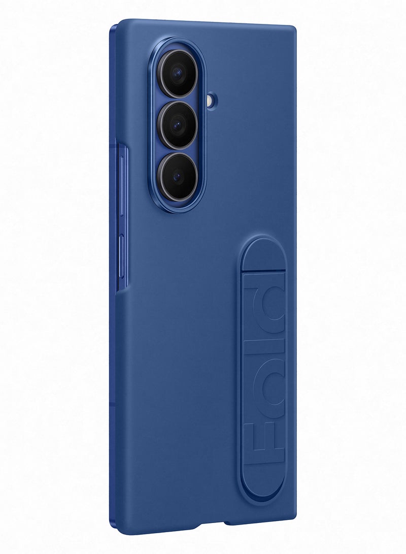 Samsung Galaxy Z Fold7 Silicone Grip Case - Blue - Image 3