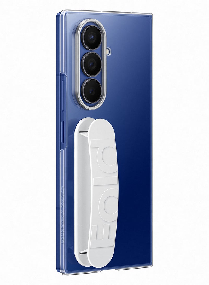 Samsung Galaxy Z Fold7 Silicone Grip Case - Transparent  - Image 4
