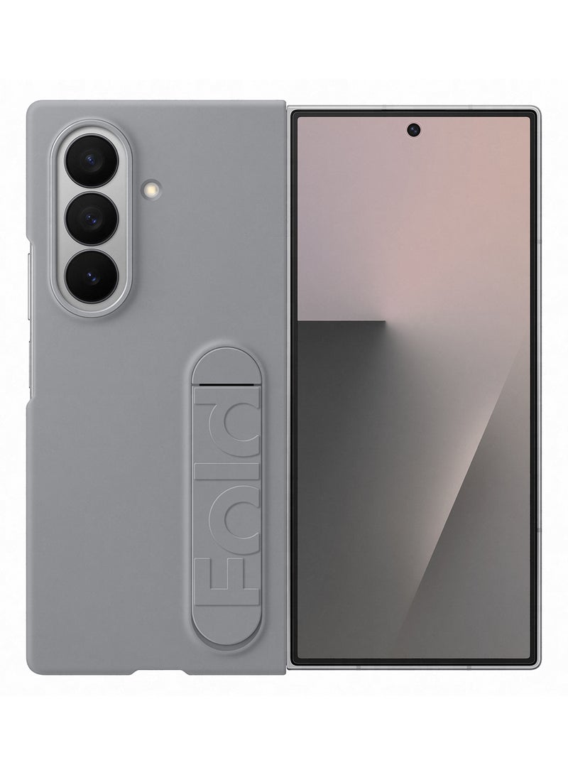 Samsung Galaxy Z Fold7 Silicone Grip Case - Gray  - Image 2