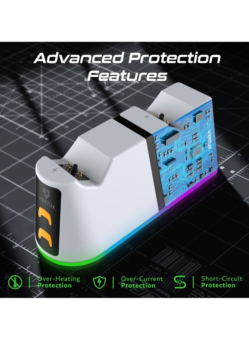 فيرتوكس قاعدة شحن 2 في 1 لجهاز التحكم PS5 DualSense - Image 4