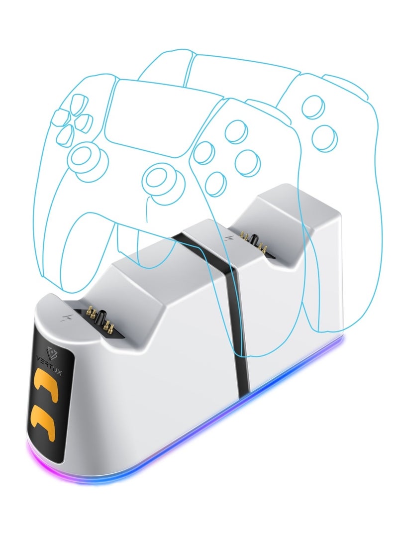 فيرتوكس قاعدة شحن 2 في 1 لجهاز التحكم PS5 DualSense - Image 1
