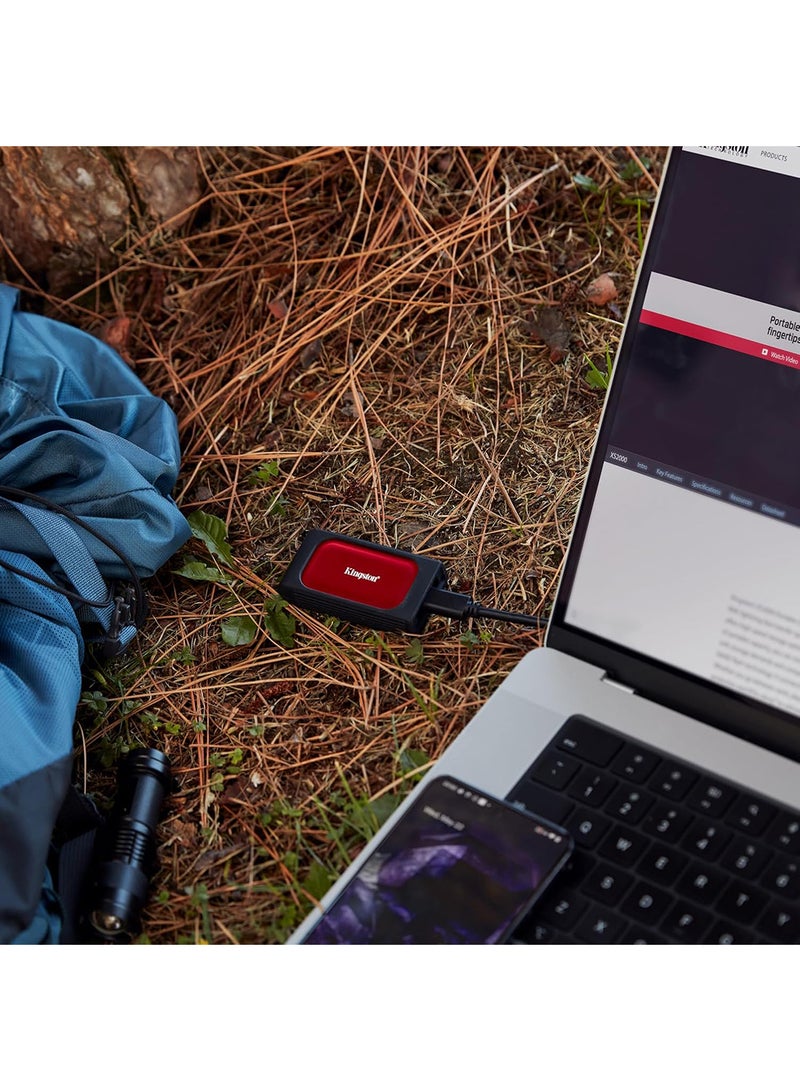 كينغستون XS1000R 1TB SSD | Pocket-Sized | USB 3.2 Gen 2 | External Solid State Drive | Up to 1050MB/s 1 TB  - Image 5