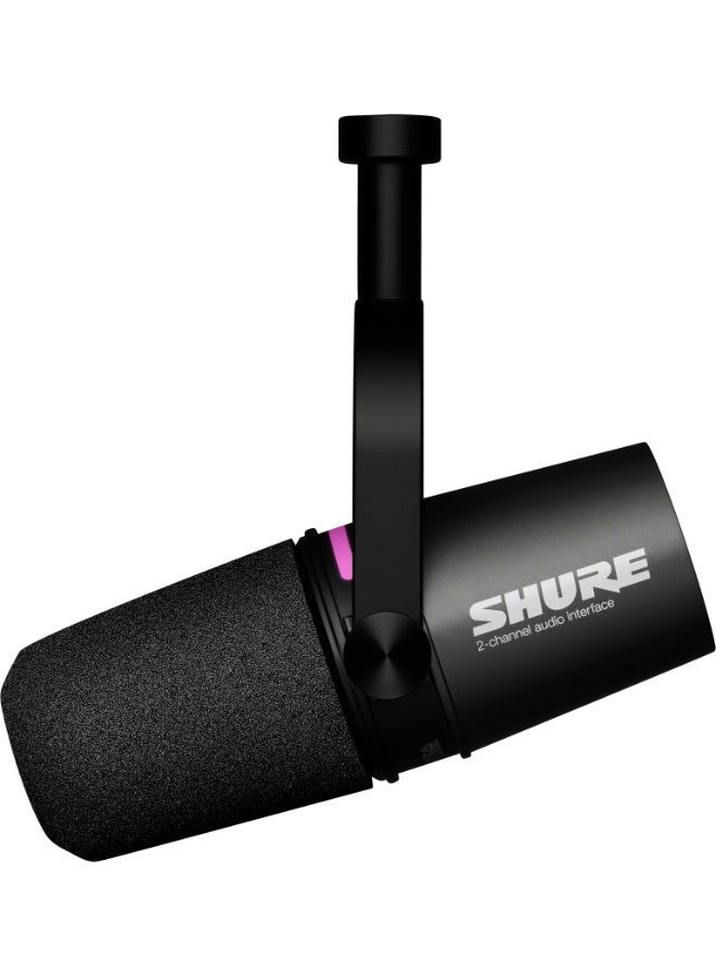 Shure MV7i Smart Microphone & Interface MV7i Black  - Image 4