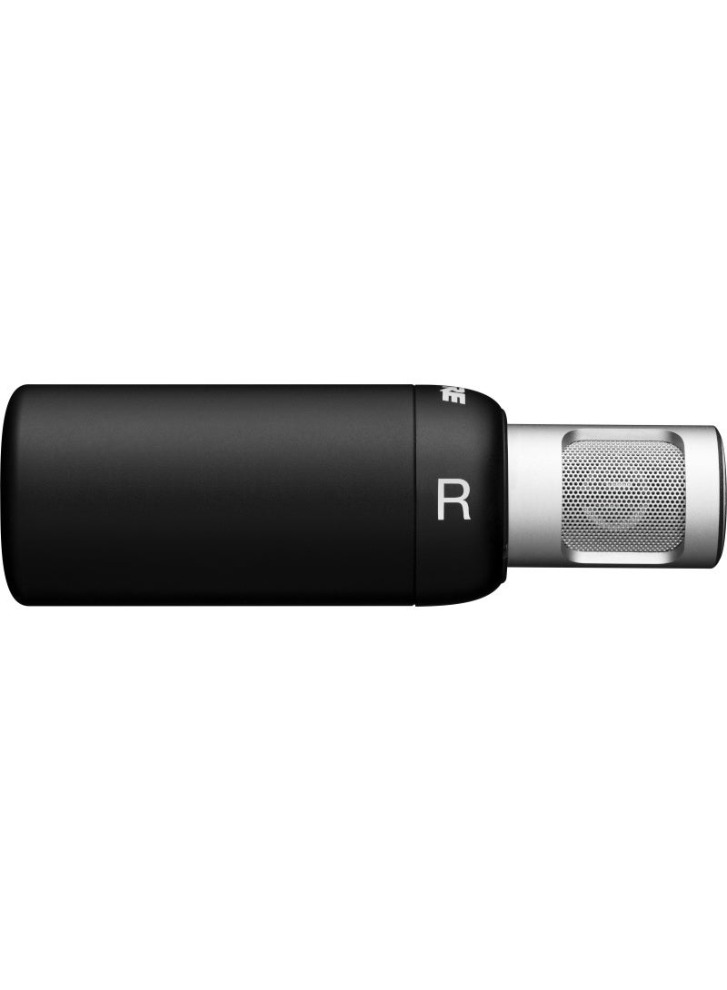 Shure MoveMic 88+ Wireless Microphone - Professional Audio Recorder for Film/Field Recording Interviews, Stereo Mic 4 Polar Patterns | Compatible with iOS/Android via Motiv App MV88+W-Z6 black  - Image 3