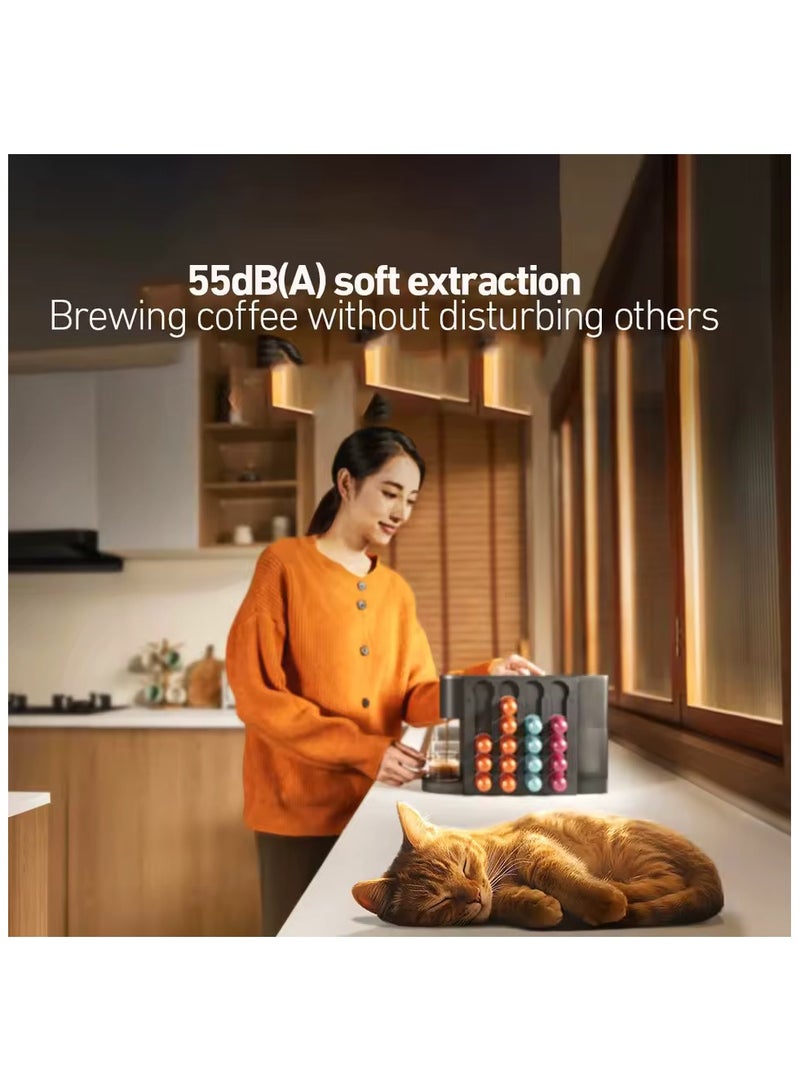 Xiaomi Mijia Capsule Coffee Machine S1 Home One-key Portable Extraction Dual Drive Precision Temperature Control Coffee Machine 650 ml 1300 W CMC001 Black - Image 4