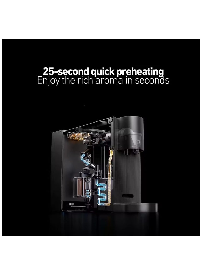 Xiaomi Mijia Capsule Coffee Machine S1 Home One-key Portable Extraction Dual Drive Precision Temperature Control Coffee Machine 650 ml 1300 W CMC001 Black - Image 3
