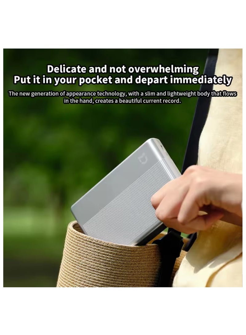 Xiaomi Mijia Pocket Photo Printer 1S AR Photo Printing Multiple Colors Pocket Portable Lightweight Portable Shared Printing Silver - Image 5