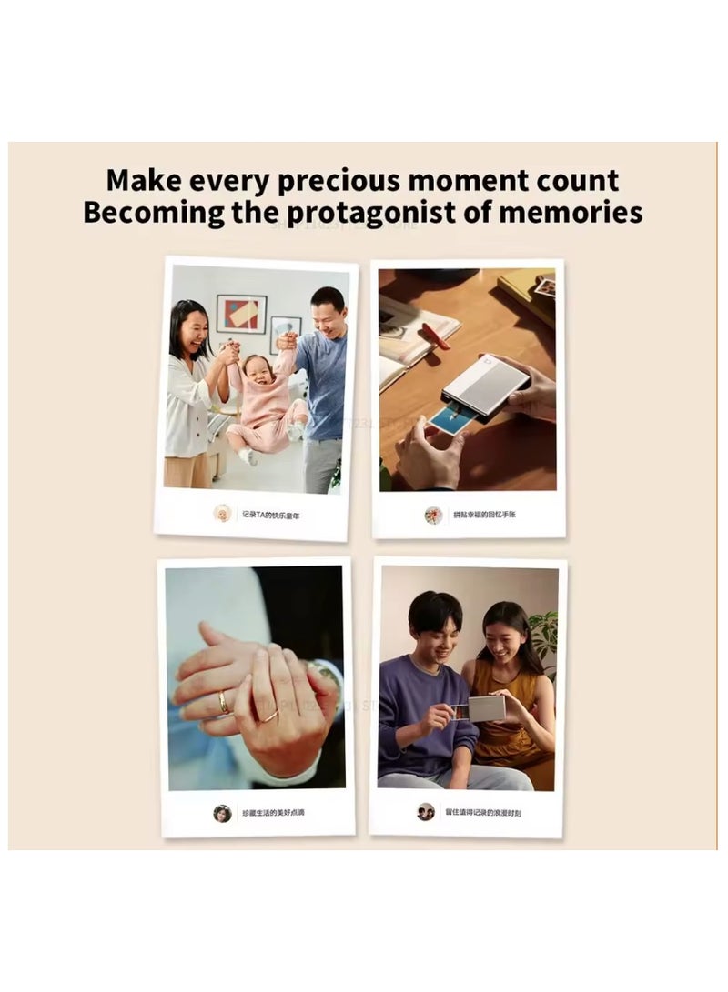 Xiaomi Mijia Pocket Photo Printer 1S AR Photo Printing Multiple Colors Pocket Portable Lightweight Portable Shared Printing Silver - Image 2