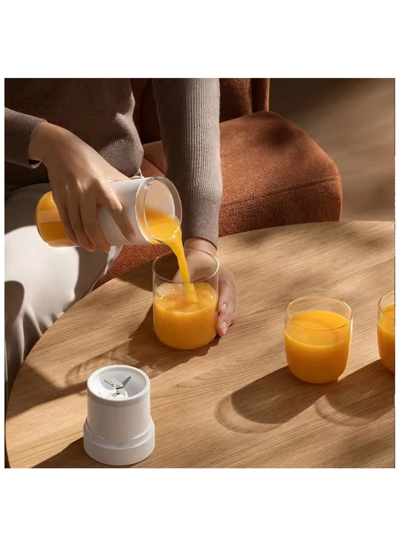 شاومي Mijia Portable Juicer Cup 2 Electric Fruit Blender Machine Orange Juicer Kitchen Food Processor Make Juice Extractor Home 45 W MJZZB02PL White  - Image 4