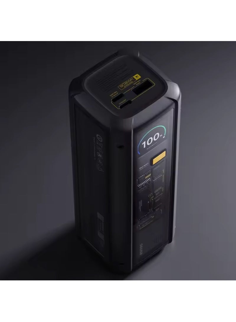 Xiaomi Power Bank 25000 P03MI 212W MAX 3-Port Output TFT Screen 140W USB C for Macbook Pro 16 iPhone 15 Xiaomi 14 Pro Black - Image 2