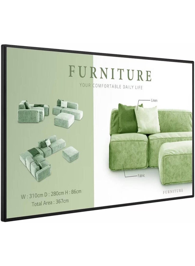 LG 43UM5N 43-Inch 4K UHD IPS Smart Digital Signage Display, WebOS 6.0, 500nit Brightness, 60Hz Refresh Rate, 8ms Response Time, 16:9 Aspect Ratio, 1.07 Billion Colors, Built-in Speakers, 24/7 Commercial Operation, Multiple Connectivity (HDMI, USB, LAN, RS232), Mount Included, Black black - Image 3