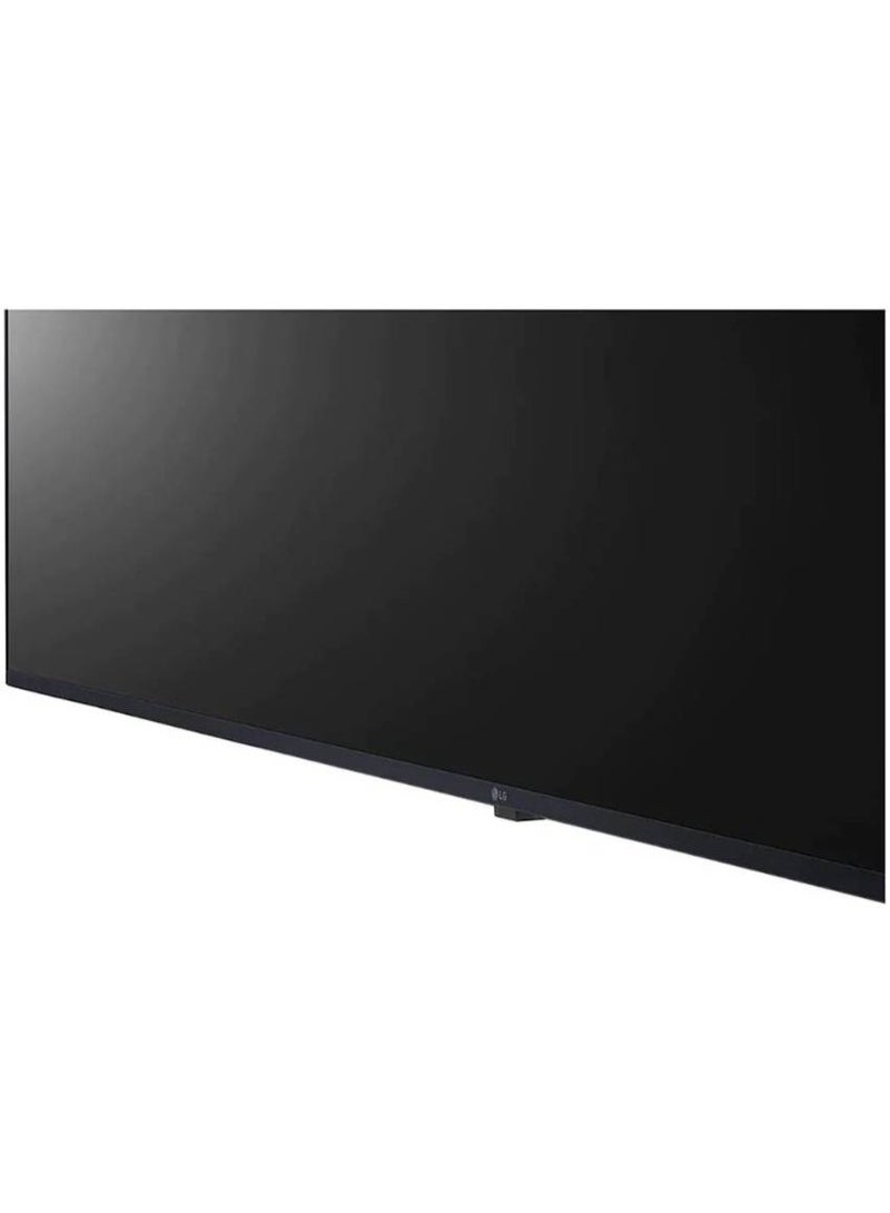 LG 55 Inch 4K UHD IPS Smart Commercial Display, WebOS 6.0 Platform, 400nit Brightness, 60Hz Refresh Rate, 8ms Response Time, 16:9 Aspect Ratio, 1.07 Billion Colors, Built-in Speakers, 24/7 Operation, HDMI/USB/LAN/RS232 Connectivity, Mount Included, 55UL3J Black - Image 4