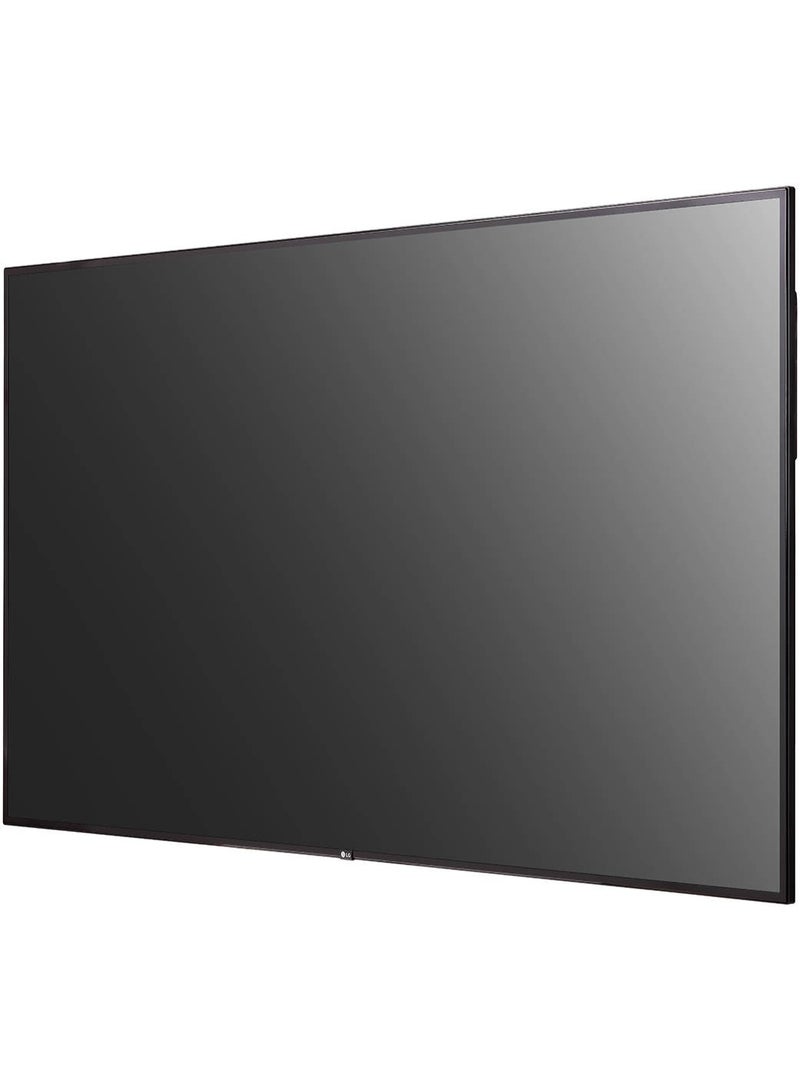 LG 86UH5J-H 86" UHD IPS Signage Display, 120Hz, 500nit, 8ms, webOS 6.0, 10-Bit, 1.07B Colors, Built-in Speakers, HDMI/USB/LAN, Black balck - Image 3