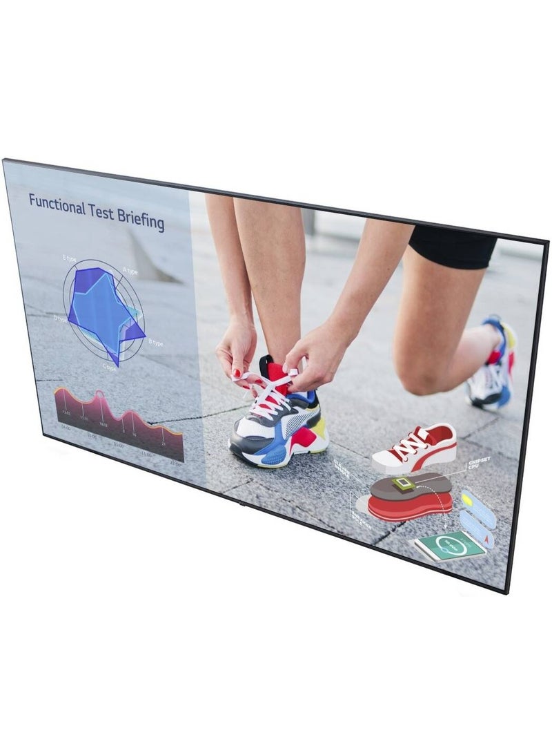 LG 86UL3J 86" 4K UHD Digital Signage, ADS Panel, webOS 6.0, 10-Bit 1.07B Colors, 8ms, Built-In Speakers, Mount Included, HDMI/USB/LAN, Black Black - Image 5