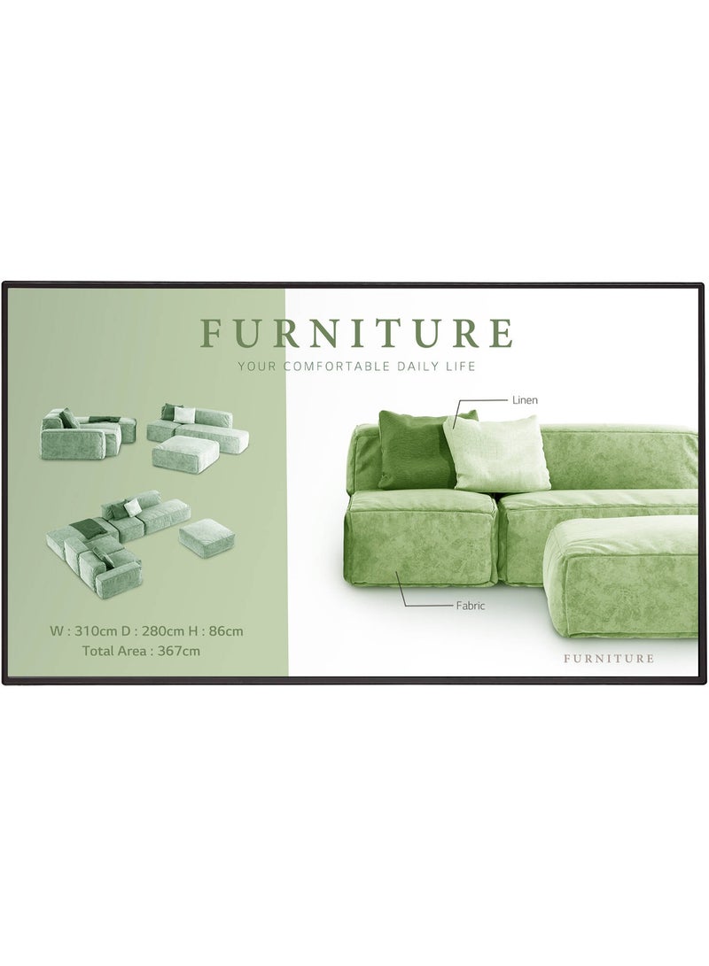 LG 49UM5N 49-Inch 4K UHD IPS Smart Digital Signage Display, WebOS 6.0 Platform, 500nit Brightness, 60Hz Refresh Rate, 8ms Response Time, 16:9 Aspect Ratio, 1.07 Billion Colors, Built-in Speakers, 24/7 Commercial Operation, Multiple Connectivity (HDMI, USB, LAN, RS232), Mount Included, Black black - Image 1