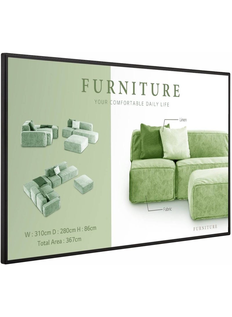 LG 49UM5N 49-Inch 4K UHD IPS Smart Digital Signage Display, WebOS 6.0 Platform, 500nit Brightness, 60Hz Refresh Rate, 8ms Response Time, 16:9 Aspect Ratio, 1.07 Billion Colors, Built-in Speakers, 24/7 Commercial Operation, Multiple Connectivity (HDMI, USB, LAN, RS232), Mount Included, Black black - Image 3