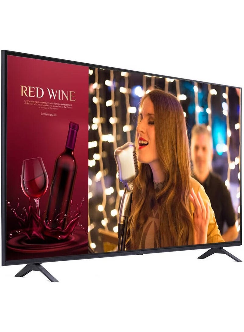 LG 75UR640S0GD 75" 4K UHD Digital Signage TV, webOS 6.0, 1200:1 Contrast Ratio, 2.0ch Built-In Speakers, HDMI/USB/LAN, Mount Included, Black black - Image 3