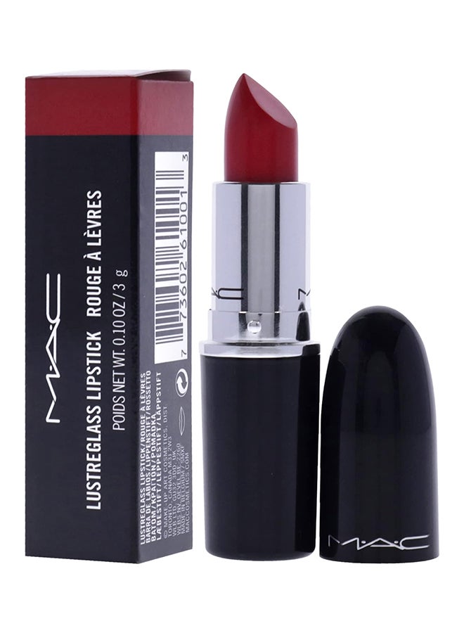 MAC Lustreglass Lipstick - 502 Cockney For Women Cranberry - Image 4