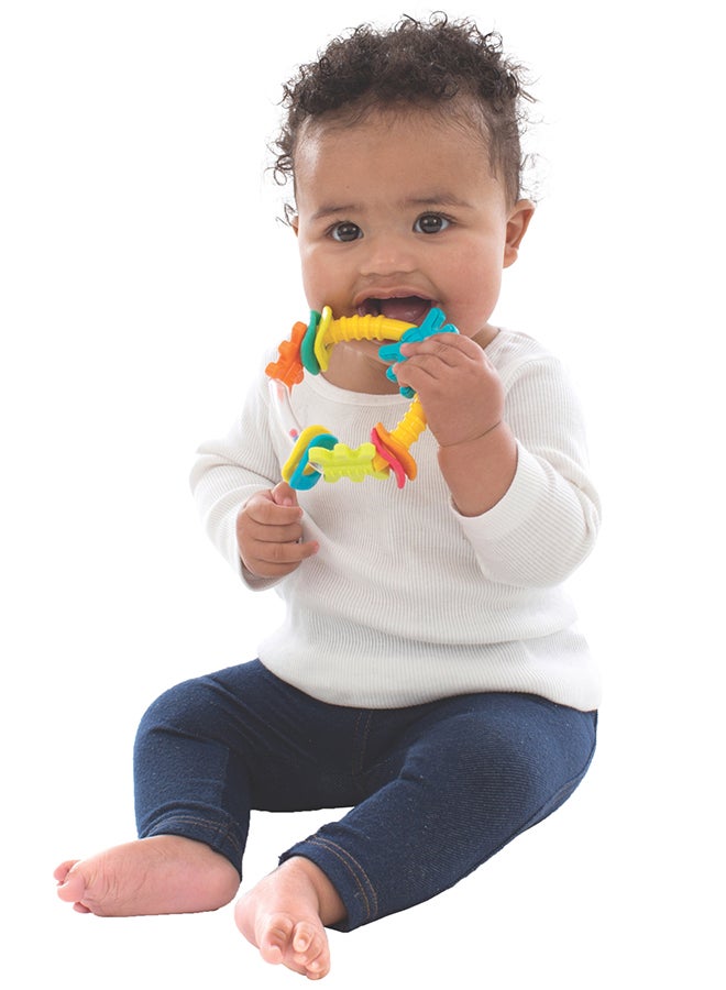 بلاي غرو خلاخيل مثلثية بتصميم جديد - لعبة مثيرة للأطفال لتطوير المهارات واللعب الحسي، 0+ أشهر - Image 3