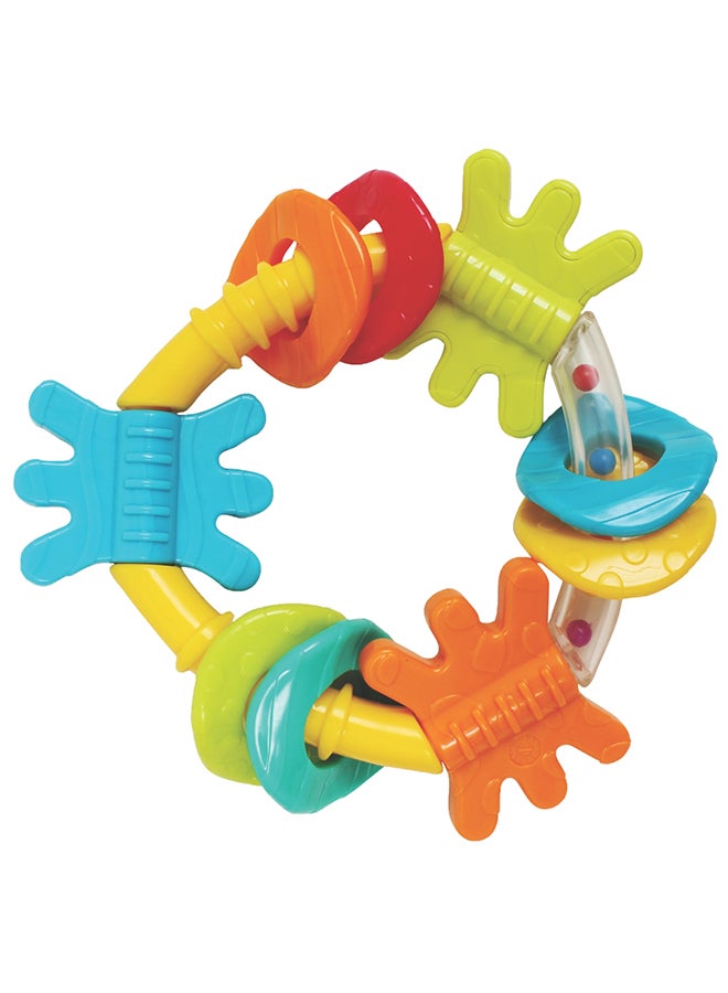 بلاي غرو خلاخيل مثلثية بتصميم جديد - لعبة مثيرة للأطفال لتطوير المهارات واللعب الحسي، 0+ أشهر - Image 2