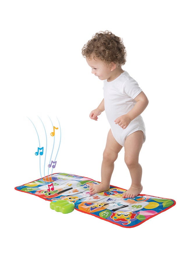 playgro Jumbo Jungle Musical Piano Mat – Engaging Baby Toy For Development And Sensory Play, 6+ Months 79x35cm  - Image 5