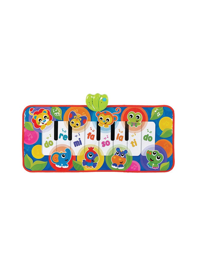 playgro Jumbo Jungle Musical Piano Mat – Engaging Baby Toy For Development And Sensory Play, 6+ Months 79x35cm - Image 1
