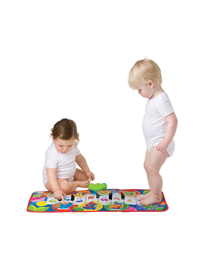 playgro Jumbo Jungle Musical Piano Mat – Engaging Baby Toy For Development And Sensory Play, 6+ Months 79x35cm - Image 4
