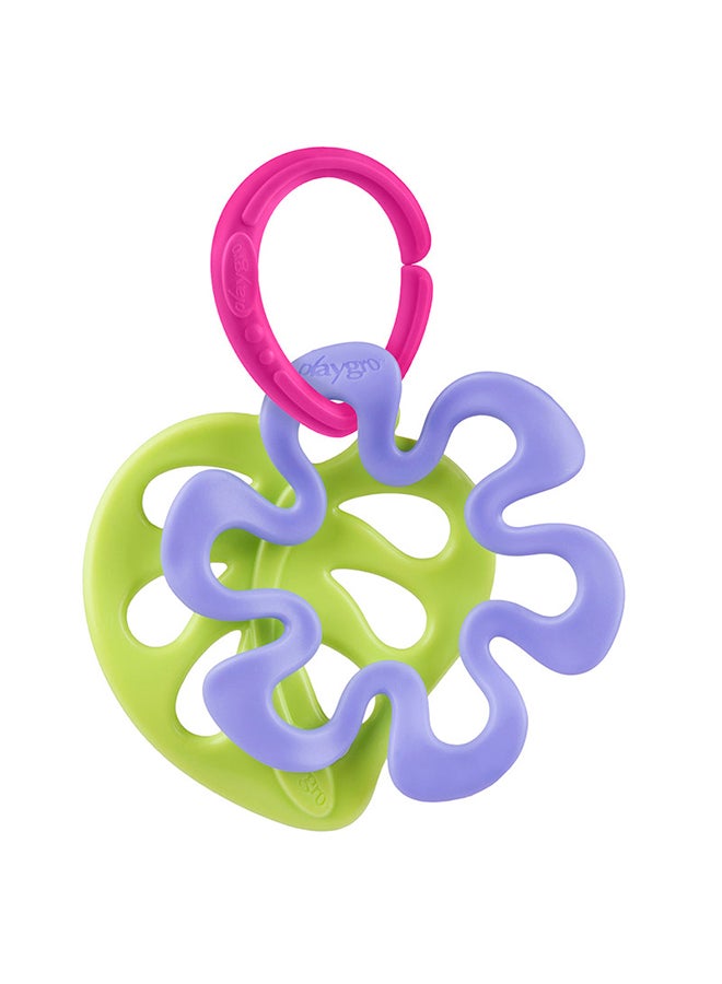 بلاي غرو مجموعة عضاضات الطبيعة، أشكال مستوحاة من الحديقة، ملمس لتخفيف الألم، مهدئ للثة، سهل التنظيف، من 3 أشهر، للجنسين، متعدد الألوان - Image 3