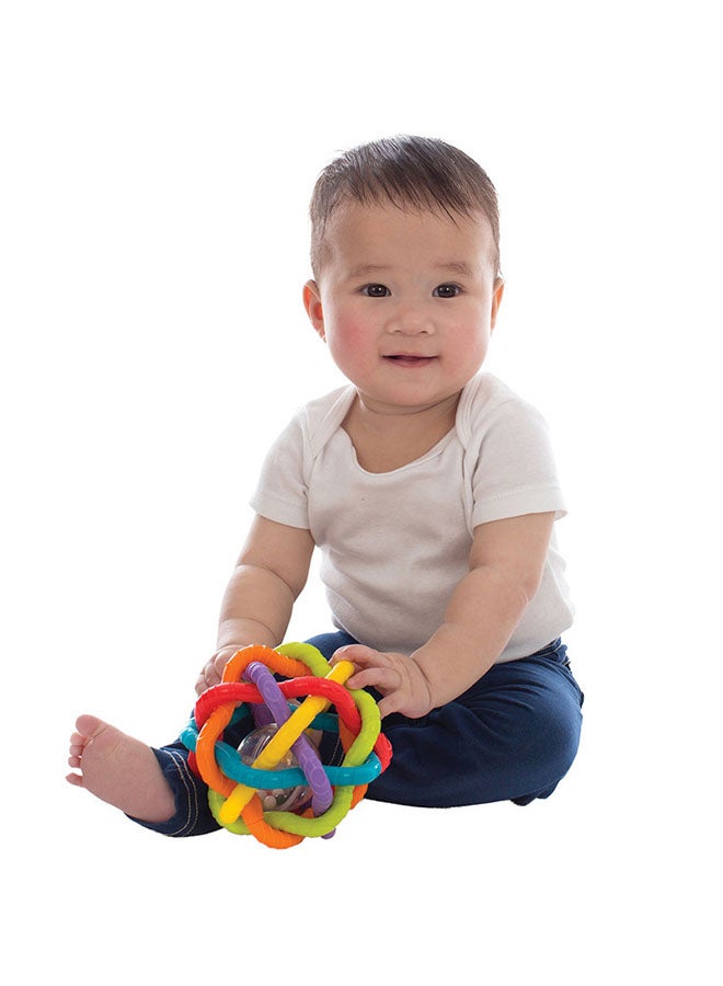 بلاي غرو كرة بندي STEM للأطفال، لعب متعدد الأوجه، قبضة سهلة، مرآة للتأمل، مادة آمنة، من 6 أشهر، للجنسين، متعددة الألوان  - Image 2