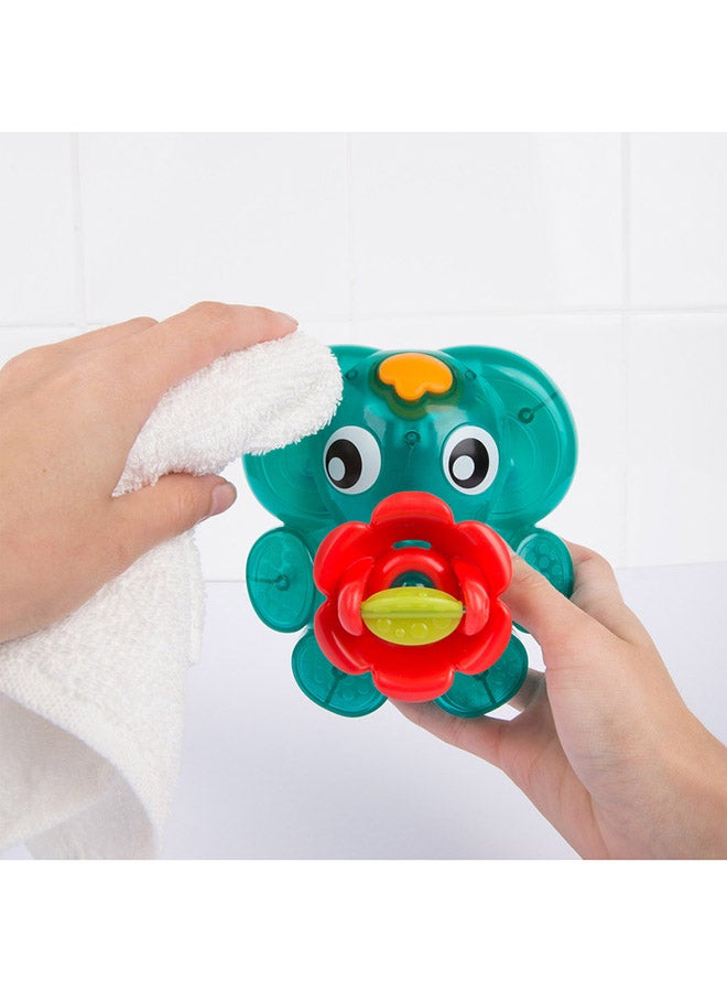 playgro Light up and Squirty Bath Fountain, Interactive Elephant Bath Toy with LED Light and Water Spray - Enhances Coordination, With Interchangeable Cups, For Infants and Toddlers, Multicolor  - Image 4