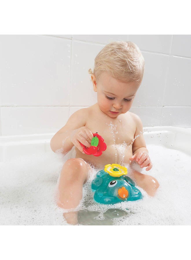 playgro Light up and Squirty Bath Fountain, Interactive Elephant Bath Toy with LED Light and Water Spray - Enhances Coordination, With Interchangeable Cups, For Infants and Toddlers, Multicolor  - Image 3